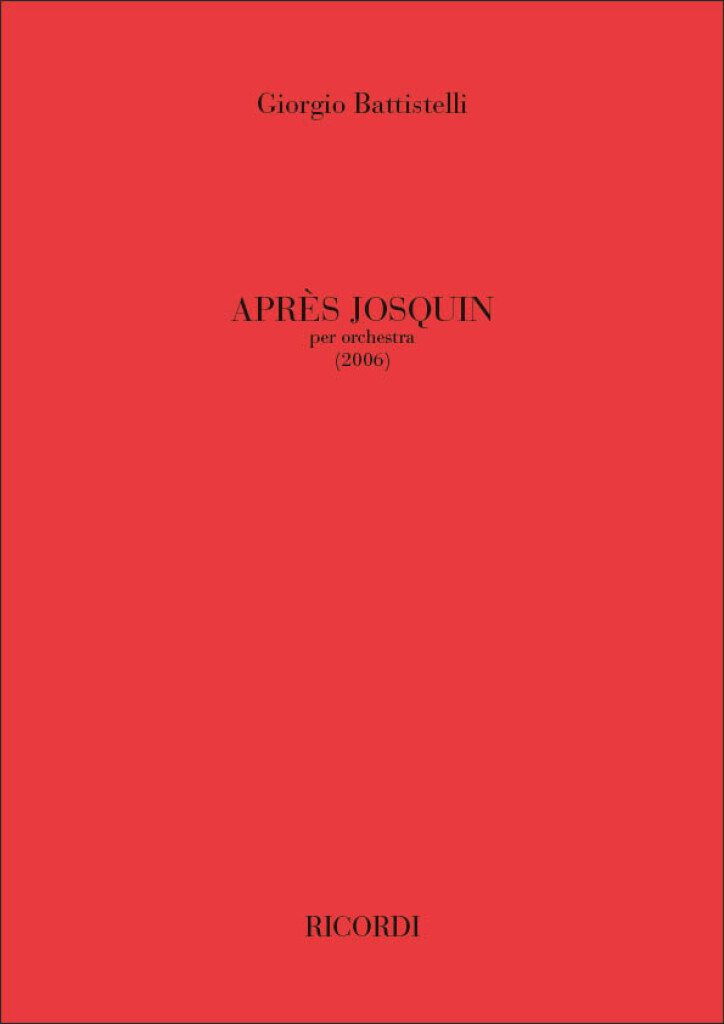 Après Josquin